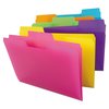 Smead Top Tab Poly Colored File Folders, 1/3-Cut Tabs, Letter, Assrted, PK18 10515
